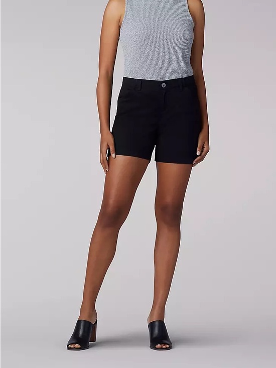 Lee Pants - Lee Black Women's Tailored Shorts
